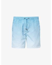 Daily Paper - Ombre Dotted Logo-Print Swim Shorts - Lyst