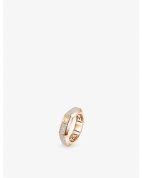 Messika - Moderniste Medium Pave 18Ct And 0.35Ct Diamond Ring - Lyst