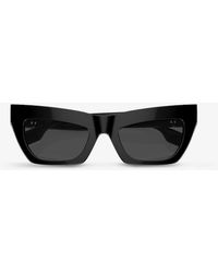 Burberry - Be4405 Cat Eye-frame Acetate Sunglasses - Lyst