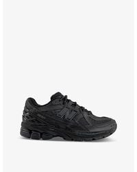 New Balance - 1906 Brand-Patch Leather And Mesh Low-Top Trainers - Lyst