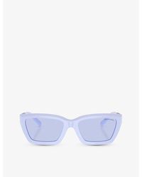Tiffany & Co. - Tf4213 Rectangle-frame Acetate Sunglasses - Lyst