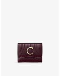 Cartier - Panthère C De Mini Leather Wallet - Lyst