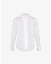 Corneliani - Spread-collar Regular-fit Cotton-jersey Shirt - Lyst