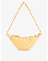 Lemaire - Croissant Small Leather Cross-body Bag - Lyst