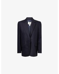 Twp - Jillian Notch-Lapels Stretch-Wool And Cashmere Blazer - Lyst