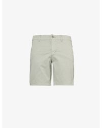 PAIGE - Phillips Mid-rise Stretch-cotton Shorts - Lyst
