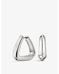 MEJURI - Patra Sterling-silver Large Hoop Earrings - Lyst