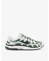 Nike - P-6000 Chunky-Sole Leather And Mesh Low-Top Trainers - Lyst