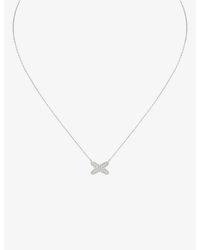 Chaumet - Jeux De Liens 18-Carat And Diamond Pendant Necklace - Lyst