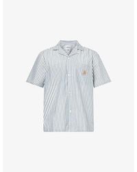 Carhartt - Leavel Seersucker Cotton-Blend Shirt - Lyst