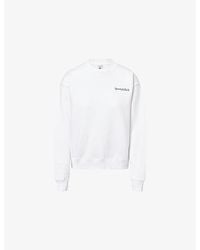 Sporty & Rich - Play Tennis Logo-Print Cotton Sweatshirt - Lyst