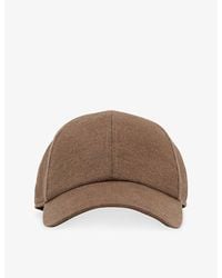 Reiss - Sienna Wool And Silk-Blend Baseball Cap - Lyst