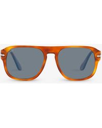 Persol - Po3310s Jean Tortoiseshell-effect Pilot-frame Acetate Sunglasses - Lyst