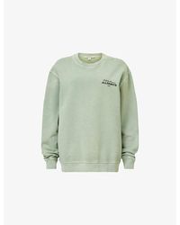 AllSaints - Etta Soleil Cotton-Jersey Sweatshirt - Lyst