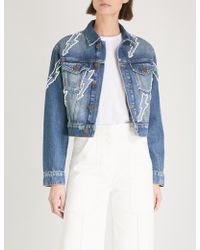 sandro trucker jacket