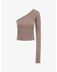 Rick Owens - Ziggy Asymmetric Cotton Top - Lyst