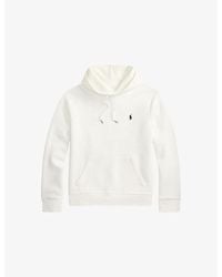Polo Ralph Lauren - Logo-Embroidered Pouch-Pocket Cotton-Blend Hoody - Lyst