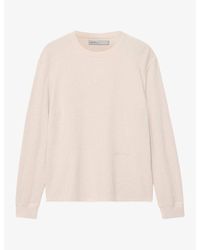 AllSaints - Raine Long-Sleeved Cotton-Knit T-Shirt - Lyst