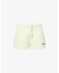 ADANOLA - Cropped Logo-Print Cotton-Jersey Shorts - Lyst