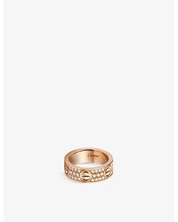Cartier - Love 18ct Rose-gold And 66 Brilliant-cut Diamond Ring - Lyst