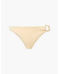 Cheap Monday - Bronte Ring-Embellished Bikini Bottoms - Lyst