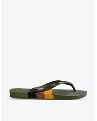 Havaianas - Basil-Flag Rubber Flip-Flops - Lyst