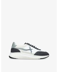 Axel Arigato - Genesis Neo Bird Suede And Leather Low-Top Runner Trainers - Lyst