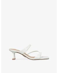 Steve Madden - Ajay Leather Heeled Sandals - Lyst