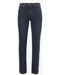 PAIGE - Federal Slim-fit Rayon-blend Denim Jeans - Lyst