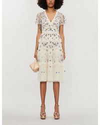 Needle & Thread Prairie Flora Dress - Natural