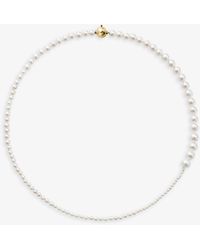 Sophie Bille Brahe - Petite peggy 14ct Yellow-gold And Freshwater Pearl Necklace - Lyst