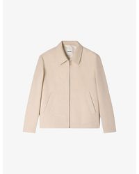 Sandro - Zip-Up Regular-Fit Wool-Blend Jacket - Lyst