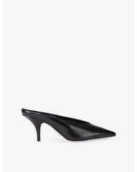 Steve Madden - Fonza Heeled Leather Mules - Lyst
