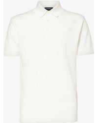 Emporio Armani - Logo-embroidered Cotton-piqué Polo Shirt Xx - Lyst