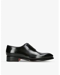 Santoni - Carter Wholecut Leather Oxford Shoes - Lyst