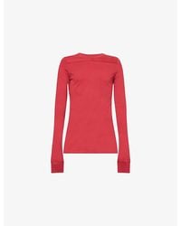 Rick Owens - Moncler X Rick Owens Girder Long-Sleeve Cotton T-Shirt - Lyst