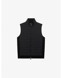 Reiss - Newford Zip-Through Stretch-Woven Gilet - Lyst
