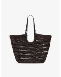 AllSaints - Ara Knotted Leather Tote Bag - Lyst
