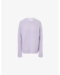 Samsøe & Samsøe - Sajeanne Round-Neck Stretch-Wool Blend Jumper - Lyst