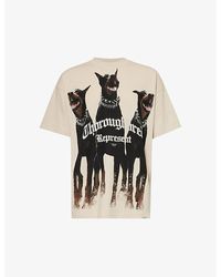 Represent - Thoroughbred Graphic-print Cotton-jersey T-shirt X - Lyst
