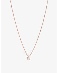 Ted Baker - Sininaa Crystal And Brass Necklace - Lyst