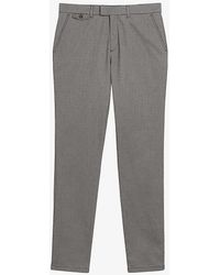 Ted Baker - Turney Slim-fit Stretch-cotton Trouser - Lyst