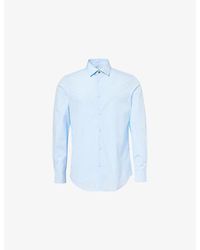Paul Smith - Tailored-Fit Long-Sleeves Cotton-Poplin Shirt - Lyst