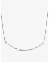 Tiffany white diamond necklace hi-res stock photography and images - Alamy