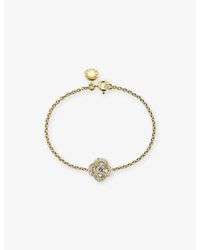 Shaun Leane - Entwined Petal 18Ct- And 0.10Ct Diamond Bracelet - Lyst