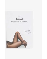 Wolford - Satin Touch 20 Brand-woven Tight - Lyst