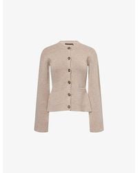 Jenni Kayne - Cooper Round-Neck Wool And Cashmere Cardigan - Lyst