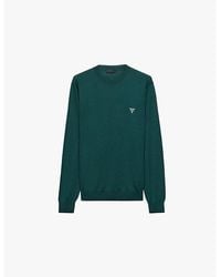 Prada - Superfine Crewneck Wool Sweatshirt - Lyst