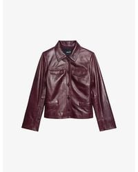 Zadig & Voltaire - Liam Regular-Fit Leather Jacket - Lyst