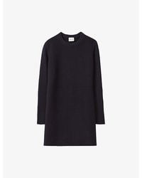 Claudie Pierlot - Flowy Tie-Neck Woven Mini Dress - Lyst